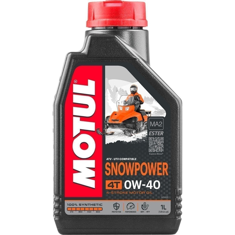 DURAFORCE Motul Snowpower 0W40 4T ATV UTV Motor Oil 1L High Performance Synthetic