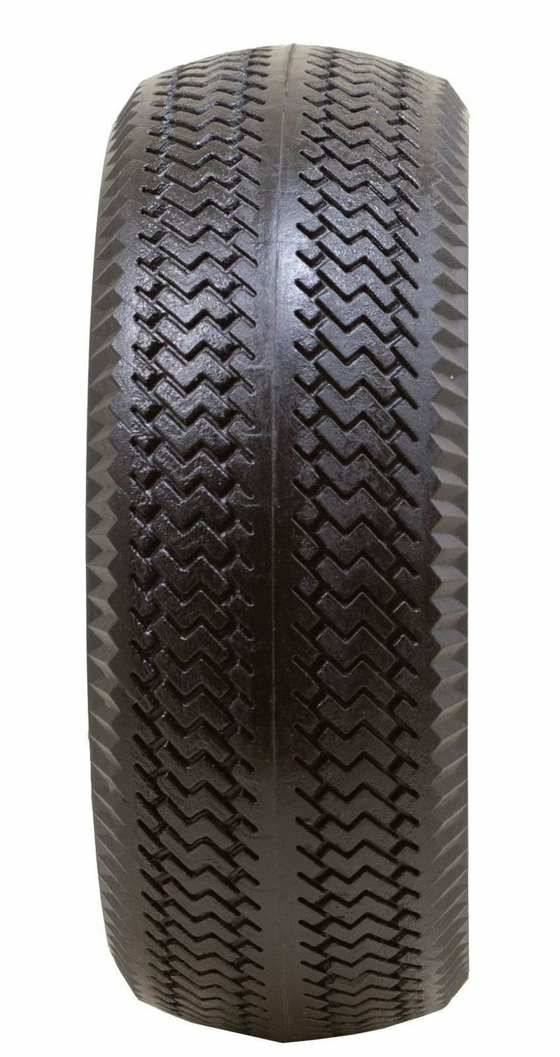 DURAFORCE Marathon 00026P Flat Free Sawtooth Utility Tire 2.80/2.50-4 Rim Pack of 2