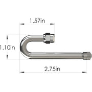 DURAFORCE Dill 370 180° RV Valve Stem Extension – Durable Tire Valve Accessory
