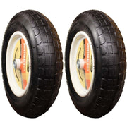 DURAFORCE Marathon 20265 Air Wheelbarrow Tire 4.80/4.00-8 Pneumatic Pack of 2