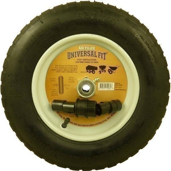 DURAFORCE Marathon 20265 Air Wheelbarrow Tire 4.80/4.00-8 Pneumatic Pack of 2