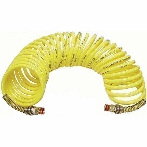 DURAFORCE Coilhose Pneumatics N38-25 3/8" ID x 25ft Recoil Air Hose with 1/4" MPT Ends