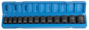DURAFORCE Grey Pneumatic 1312 1/2" Drive 13-Piece Standard Fractional Socket Set