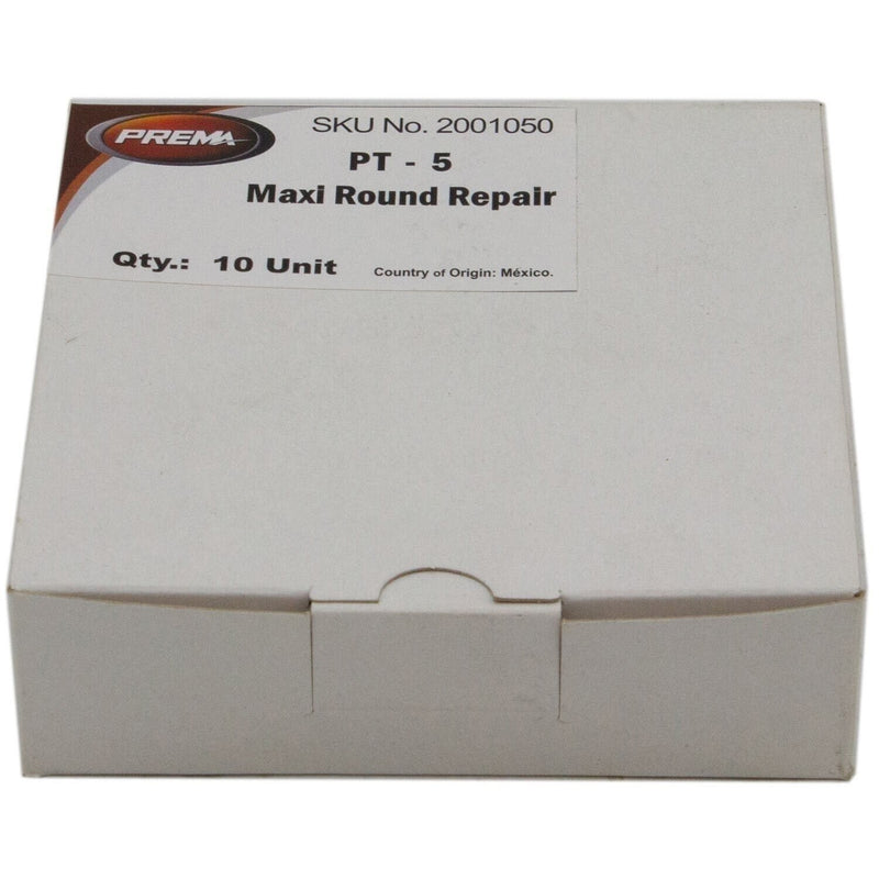 DURAFORCE Prema PT-5 Maxi Round Tube Patch 4.5" - Box of 10 Durable Tire Repair Patches