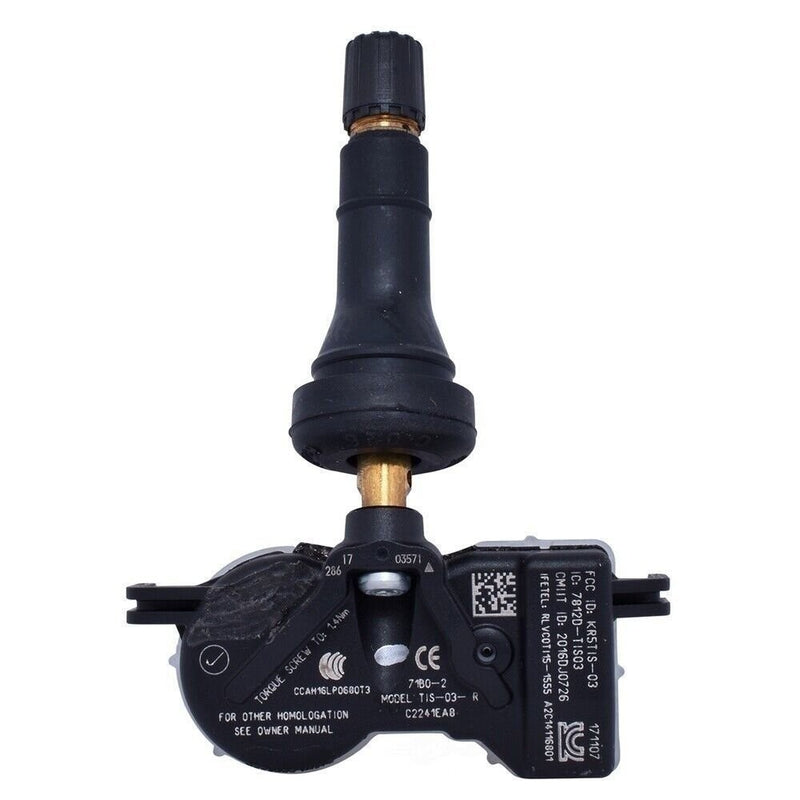 DURAFORCE Dill 5775 433MHz TPMS Sensor Snap-In Valve Stem for Dodge Dart