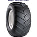 DURAFORCE Carlisle AT101 Chevron Lawn & Garden Tire 24x12-12 4 Ply Durable Rubber