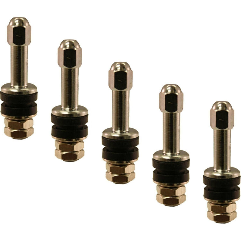 DURAFORCE TV6040 Einky Chrome Valve Stem 1-3/4" High Performance Pack of 5