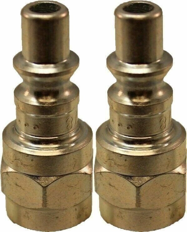 DURAFORCE Milton 778 1/4" FNPT A-Style Plug Pack of 2 - Durable Air Tool Fittings