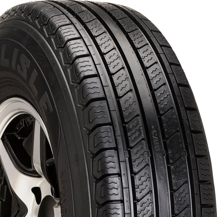 DURAFORCE Carlisle Radial Trail HD Trailer Tire ST205/75R15 8 Ply LRD Durable