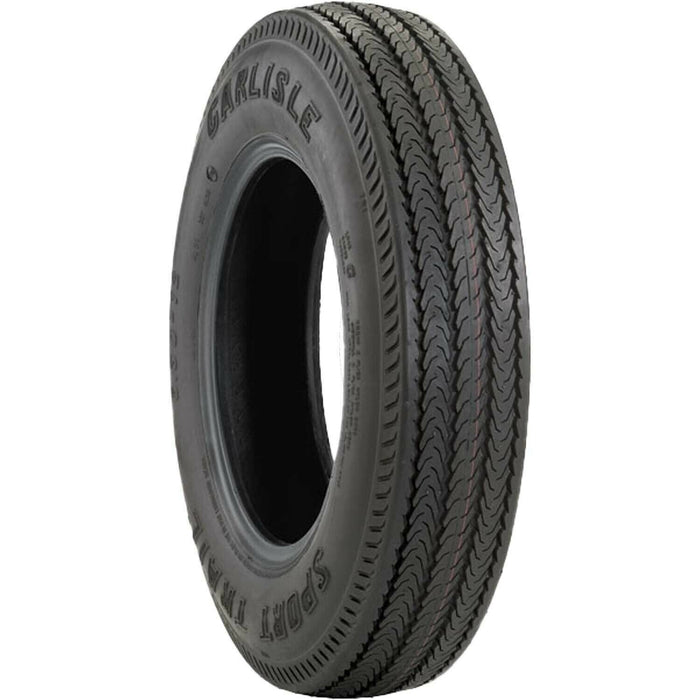 DURAFORCE Carlisle Sport Trail Trailer Tire 4.80-8 LRB 4 Ply Durable Replacement