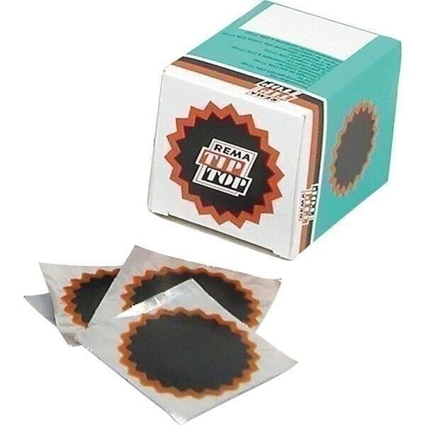 DURAFORCE REMA TIP TOP 3" Round Red Edge Tube Patch Box of 49 - Bulk 4-Pack