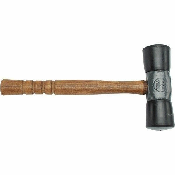 DURAFORCE Ken-Tool T34 17" Wood Tire Hammer with Dual Rubber Heads - Durable Tool