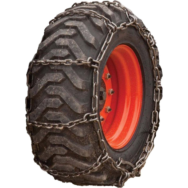 DURAFORCE Peerless 0341095 Wide Base Skid Steer 10-16.5 Square 4-Link Tire Chains Pair