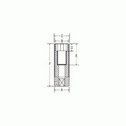 DURAFORCE Grey Pneumatic 2026TP 1/2" Drive 13/16" Thin Wall Deep Nut Socket Protector