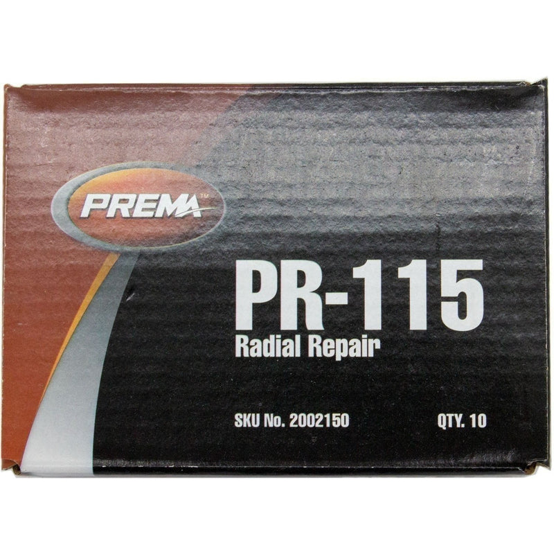 DURAFORCE Prema PR-115 Radial Tire Patch 3"x3.25" 1 Ply Box of 10 Patches
