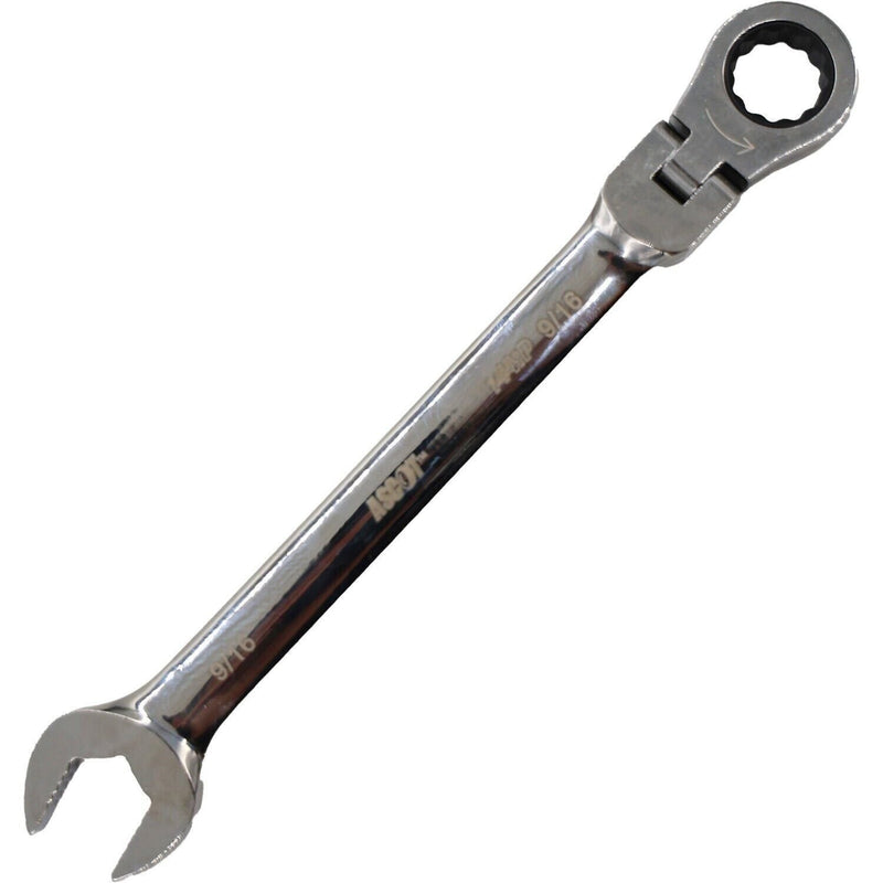 DURAFORCE Ascot 9/16" Flex Head Combination Wrench Open End Hand Tool