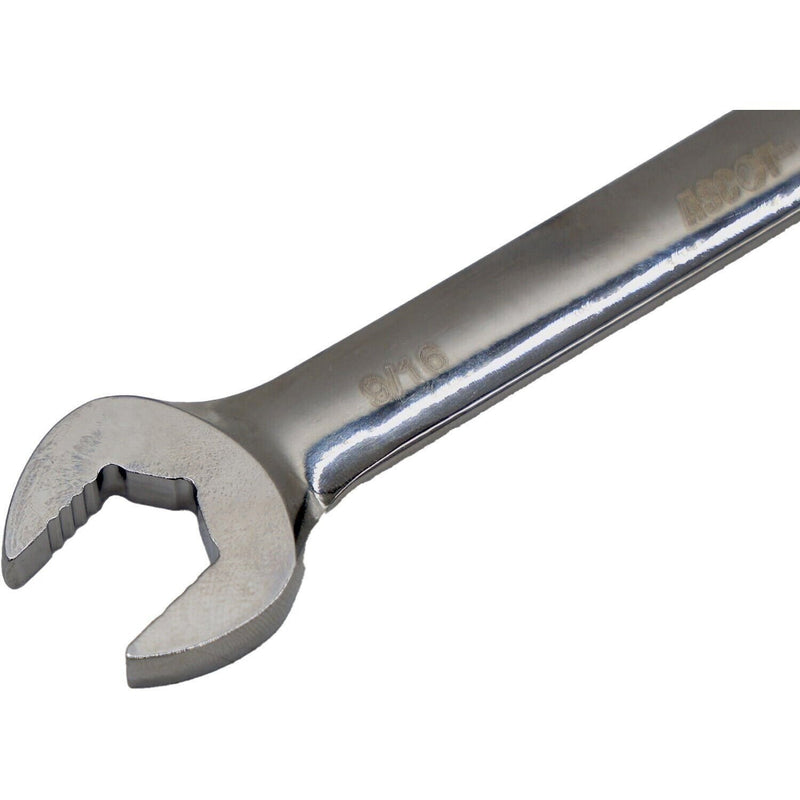 DURAFORCE Ascot 9/16" Flex Head Combination Wrench Open End Hand Tool
