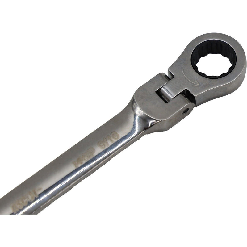 DURAFORCE Ascot 9/16" Flex Head Combination Wrench Open End Hand Tool