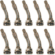 DURAFORCE TR416MC 2" Bent Clamp-In High Pressure Valve Stem for Dual Wheels - Pack of 10
