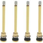 DURAFORCE TR574 5" Brass Tubeless Truck Tire Valve Stem Clamp-in Pack of 4