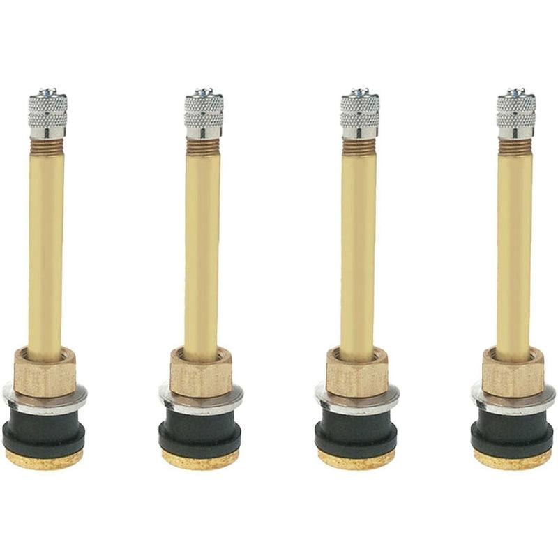 DURAFORCE TR570 3-1/8" Brass Tubeless Truck Tire Valve Stem Clamp Pack of 4