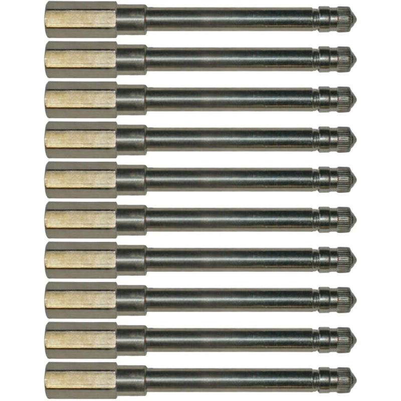 DURAFORCE Schrader 7381 Truck Valve Extensions 3-1/16" Metal Pack of 10
