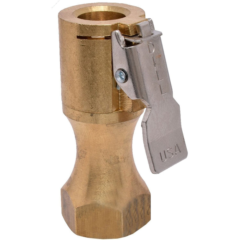 DURAFORCE Dill 6294-D Large Bore Clip-On Air Chuck Closed Flow Tire Inflator Tool