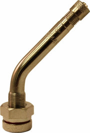 DURAFORCE TR544C Aluminum Truck Wheel Valve Stem 0.98"x1.94" 45° Bend Pack of 10