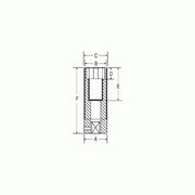 DURAFORCE Grey Pneumatic 2024TP 1/2" Drive 3/4" Thin Wall Deep Nut Protector Socket