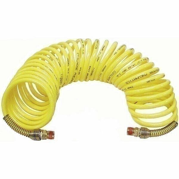 DURAFORCE Coilhose Pneumatics N38-50 3/8" ID x 50ft Recoil Air Hose with 3/8" MPT Ends