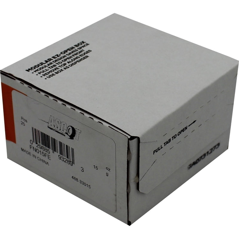 DURAFORCE Perfect Equipment FN015FE Coated Steel Wheel Weights 15gm 25-Pack Box