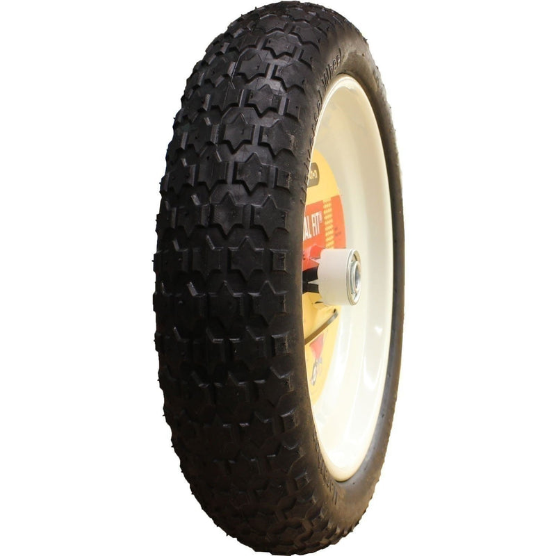 DURAFORCE Marathon 00265 Flat Free Wheelbarrow Tire 4.80/4.00-8 Universal Fit