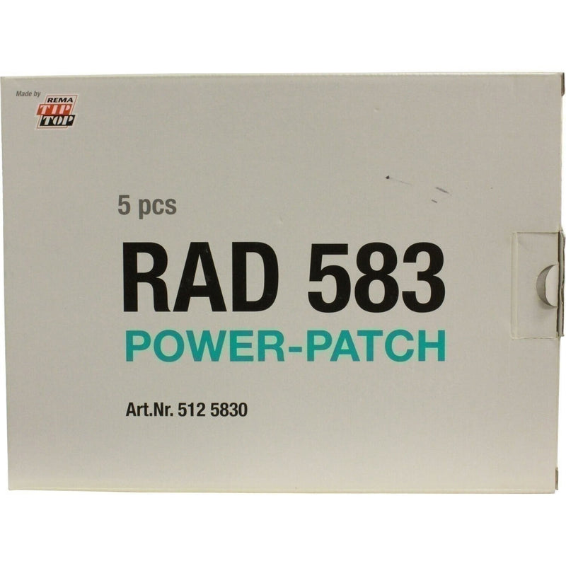 DURAFORCE REMA TIP TOP RAD-583 Aramid Radial Tire Repair Patch 10"x8" Box of 5