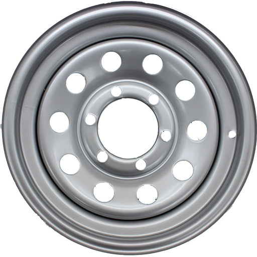 DURAFORCE 15x6 6x5.5 Modular Steel Wheel Silver - Premium Service