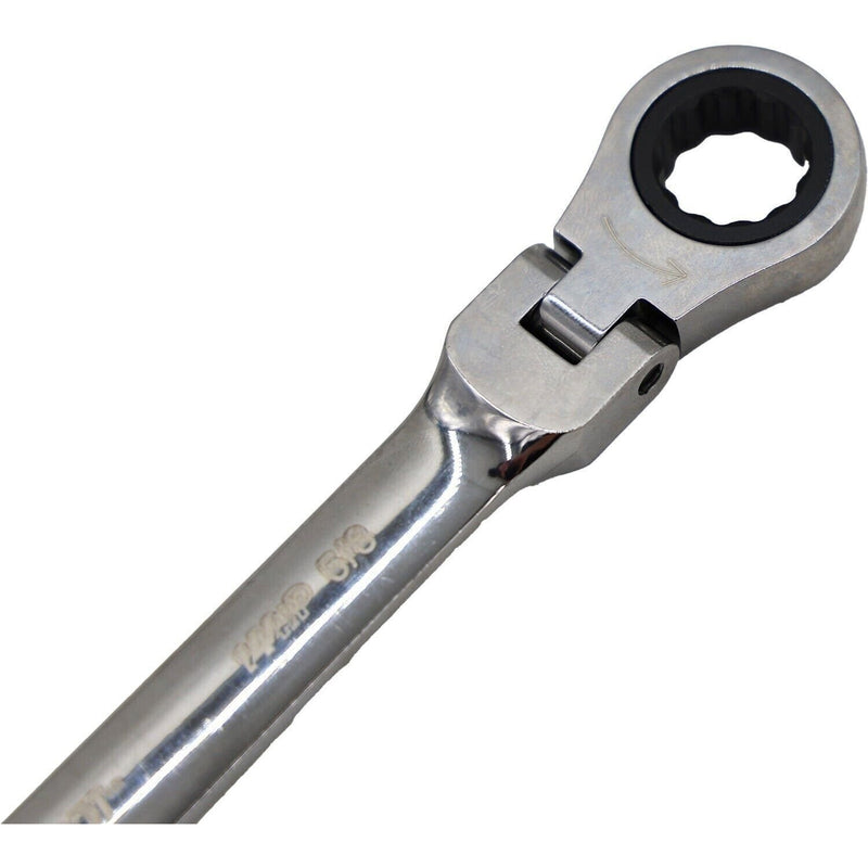 DURAFORCE Ascot 5/8" Flex Head Open End Combination Wrench Durable Hand Tool