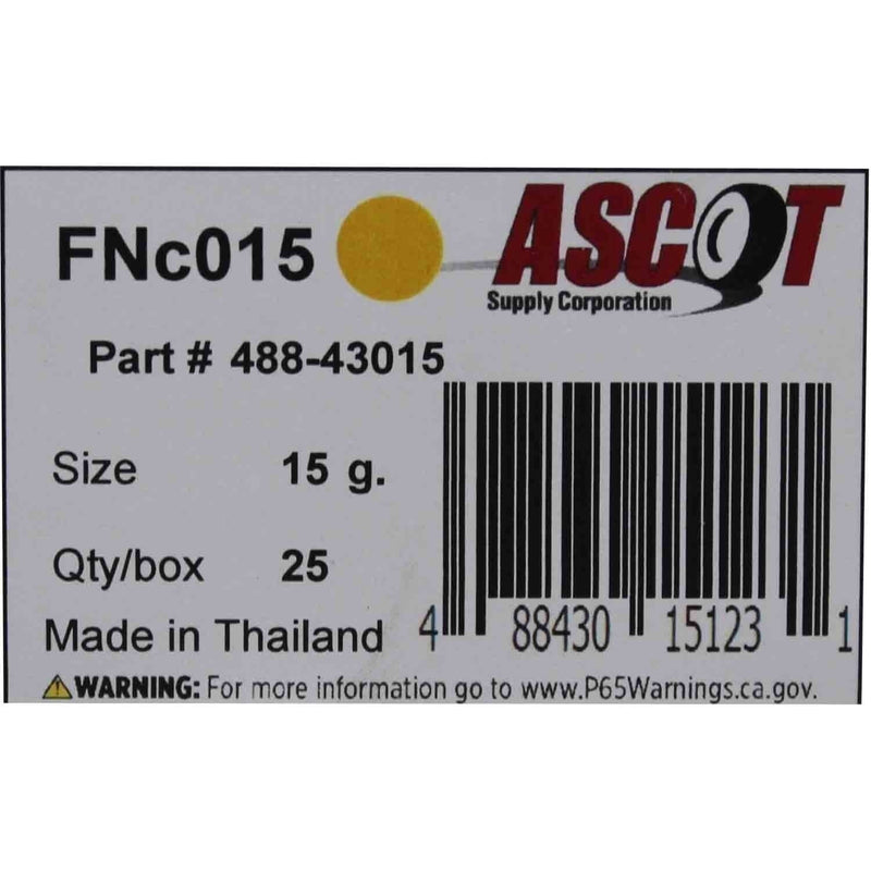 DURAFORCE Ascot FN Coated Clip-On Wheel Weights 15gm (.50oz) Box of 25
