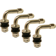 DURAFORCE TV6050 Einky Chrome Valve Stem 90° Bend High Performance Pack of 4