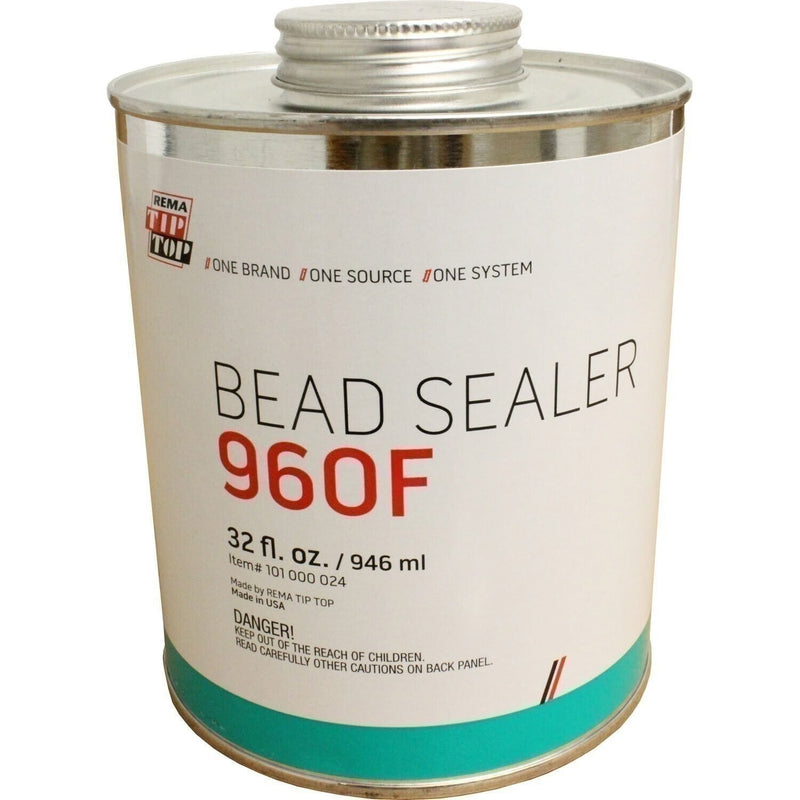 DURAFORCE Rema Tip Top 960F Tire Bead Sealer 32oz with Brush Top - Durable Sealant