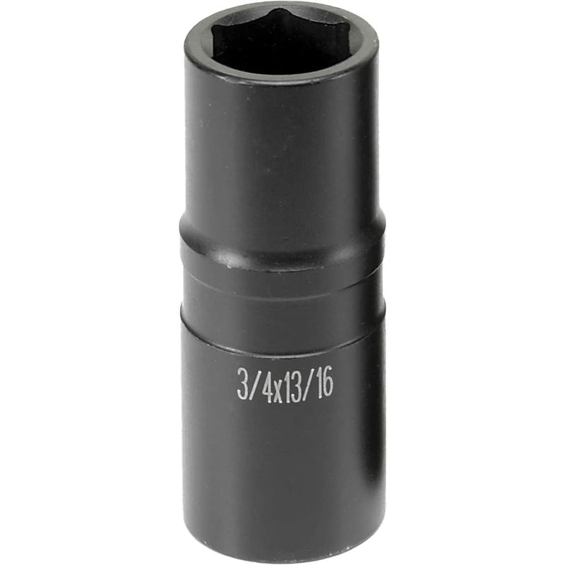 DURAFORCE Grey Pneumatic 2346D 1/2" Drive Thin Wall Flip Impact Socket 3/4" & 13/16