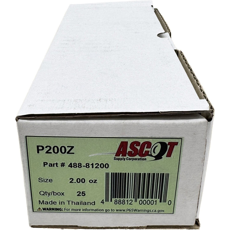 DURAFORCE Ascot P Style 2oz Coated Zinc Clip-On Wheel Weights - Box of 25