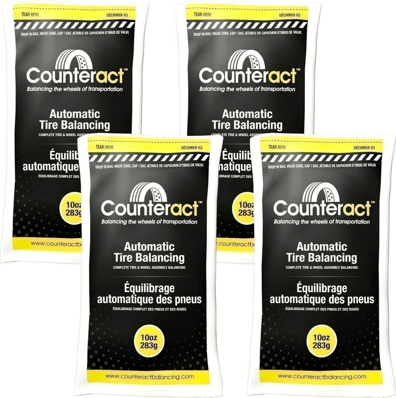 DURAFORCE Counteract 100BNB Tire Balancing Beads 10oz 4 Bags for Smooth Ride