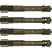 DURAFORCE Schrader 2-7/32" Metal Truck Valve Extensions Pack of 4 - Durable Tire Valve