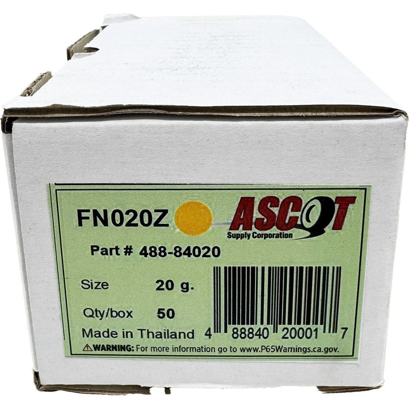 DURAFORCE Ascot FN Coated Zinc Clip-On Wheel Weights 20g (.75oz) Box of 50