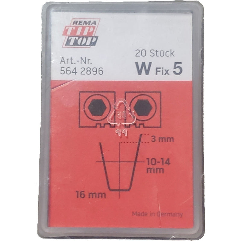 DURAFORCE REMA TIP TOP W-5 Tire Regroover Blades 10-14mm Pack of 20