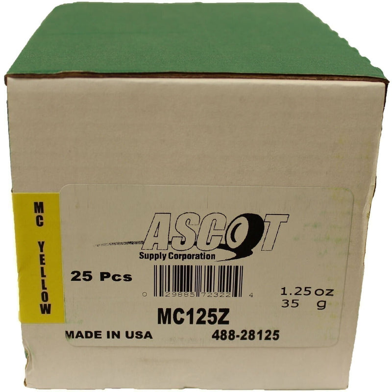 DURAFORCE Perfect Equipment MC125Z Zinc Wheel Weights 1.25 oz - Box of 25