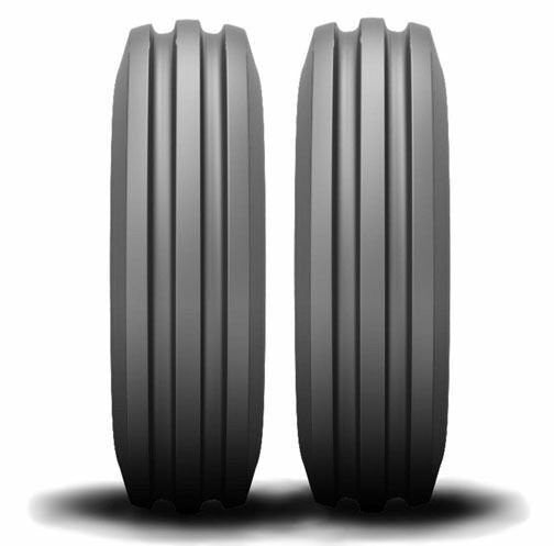 DURAFORCE Deestone D401 3.50-6 Front Farm Tractor Tire 4 Ply 3 Rib Durable Rubber