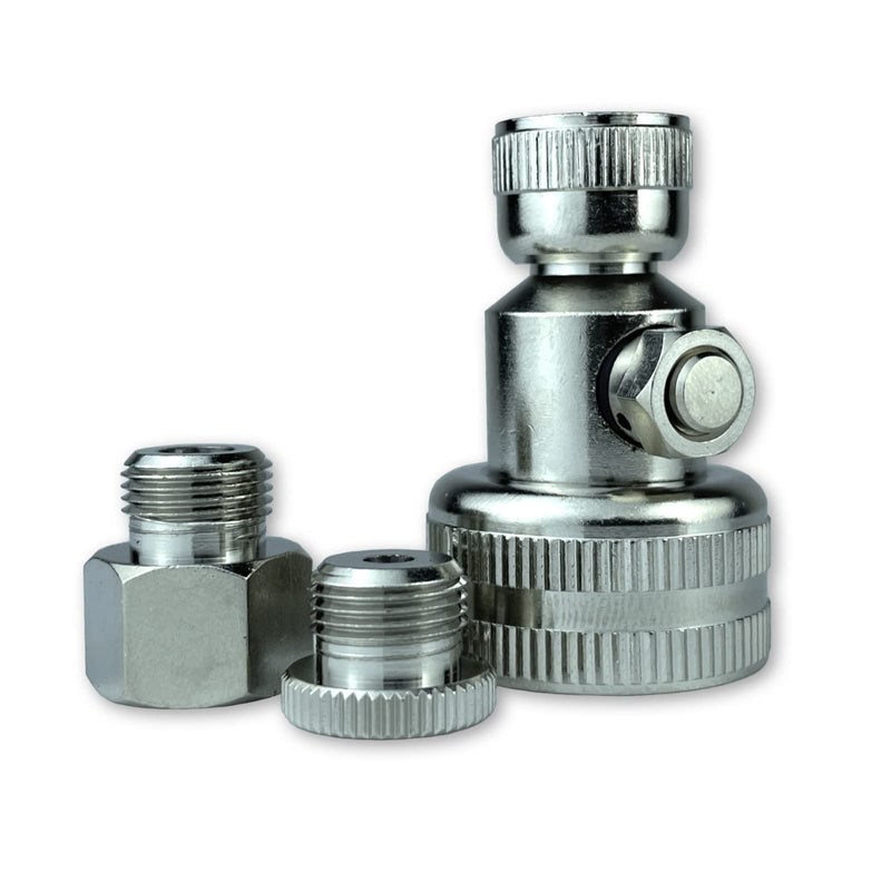 DURAFORCE Haltec N-1091 Air Water Tire Valve Adapter for Farm Tractor OTR Inflation
