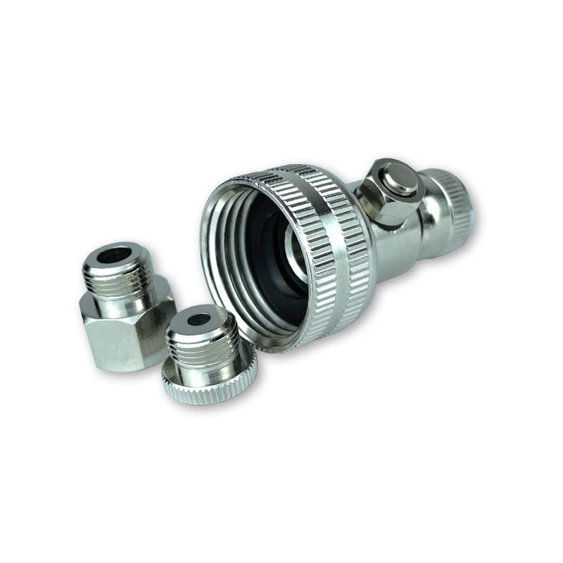 DURAFORCE Haltec N-1091 Air Water Tire Valve Adapter for Farm Tractor OTR Inflation