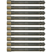 DURAFORCE Schrader 4414 3-1/8" Metal Truck Valve Extensions Pack of 10