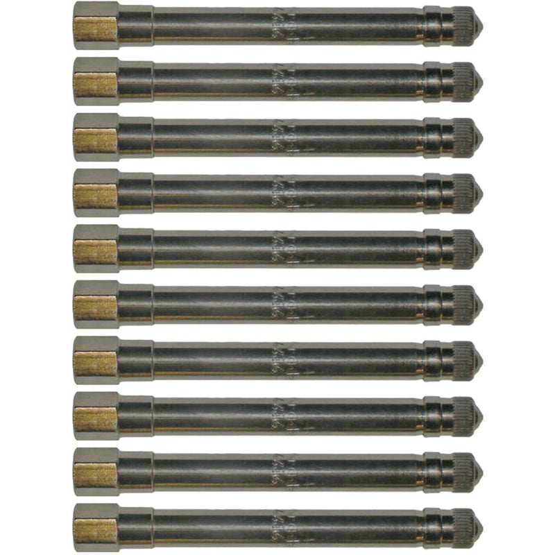 DURAFORCE Schrader 4414 3-1/8" Metal Truck Valve Extensions Pack of 10